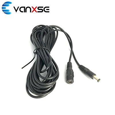Power DC Extension Cable for CCTV Security Camera Home Surveillance Closed-Circuit TV System 16FT 5M EKYLIN Pre-Made 2-in-1 BNC Video
